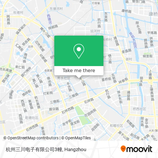 杭州三川电子有限公司3幢 map