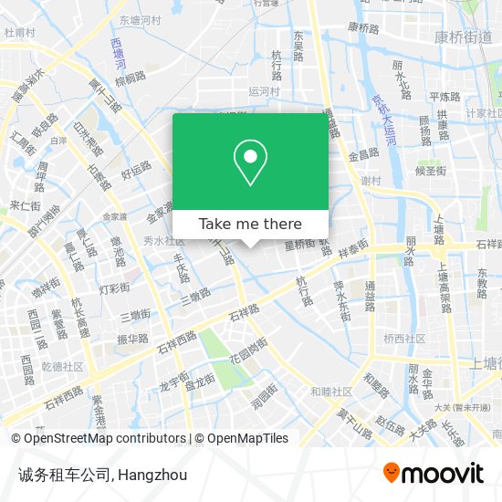 诚务租车公司 map