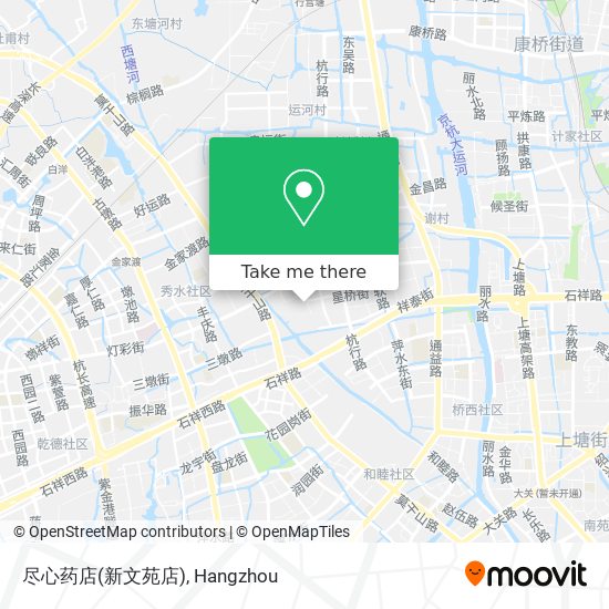 尽心药店(新文苑店) map