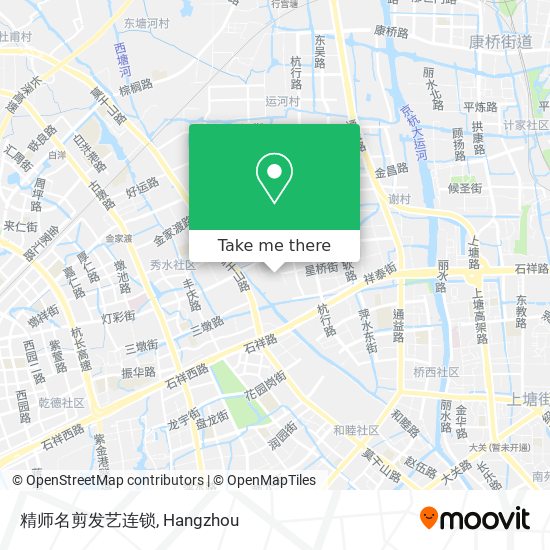 精师名剪发艺连锁 map