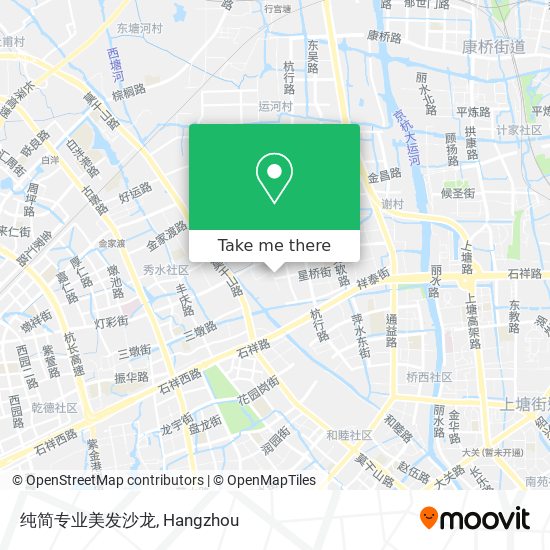 纯简专业美发沙龙 map