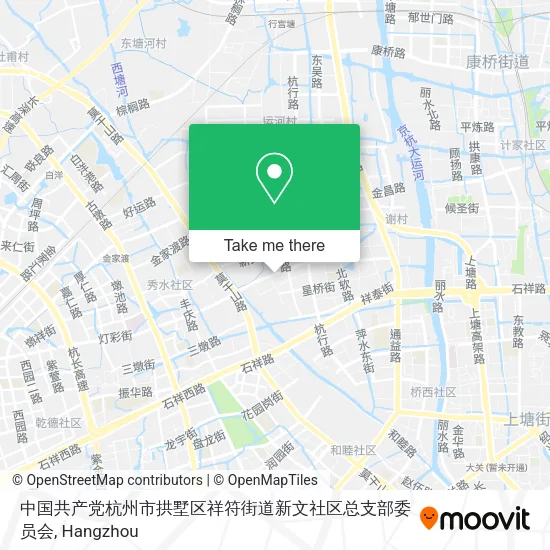 中国共产党杭州市拱墅区祥符街道新文社区总支部委员会 map
