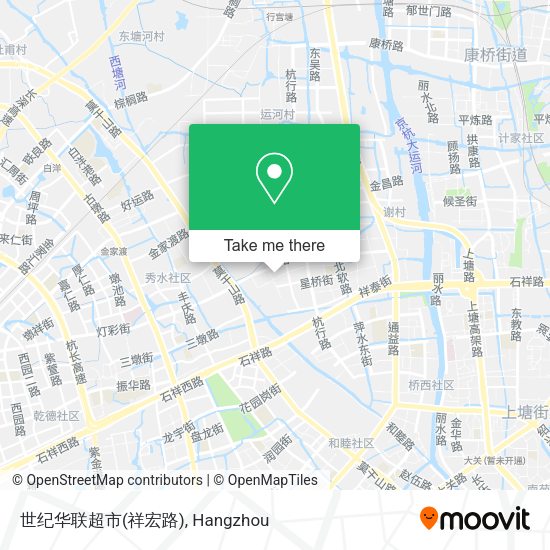 世纪华联超市(祥宏路) map