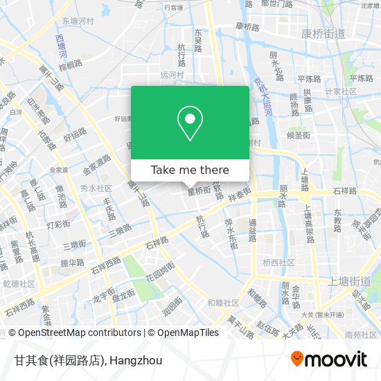 甘其食(祥园路店) map