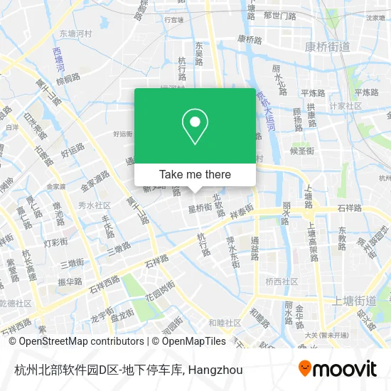 杭州北部软件园D区-地下停车库 map