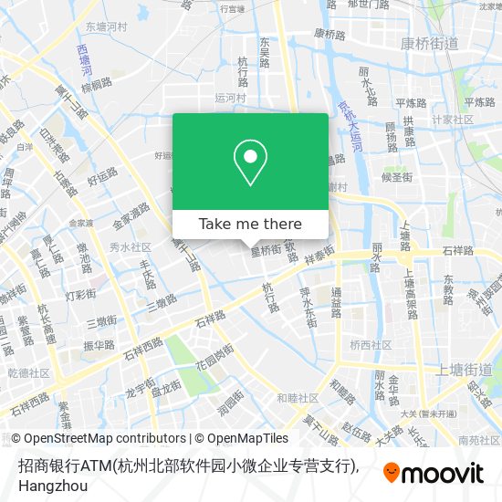 招商银行ATM(杭州北部软件园小微企业专营支行) map