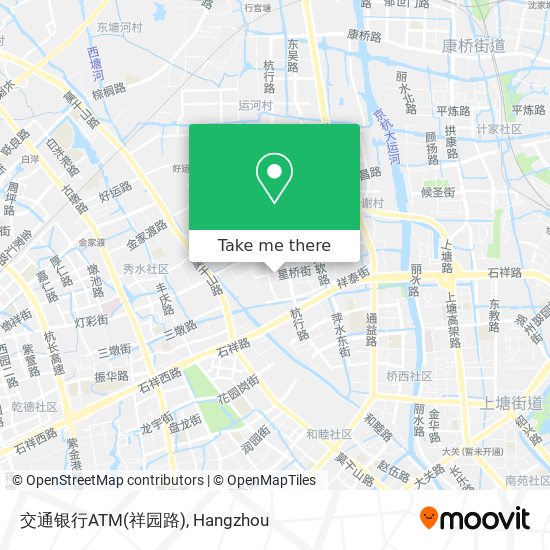 交通银行ATM(祥园路) map