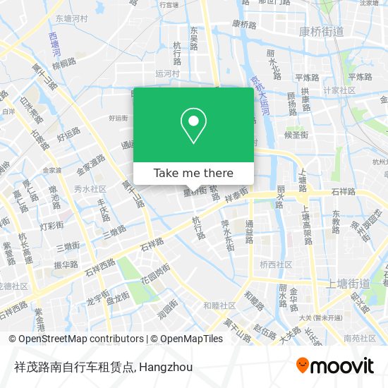 祥茂路南自行车租赁点 map