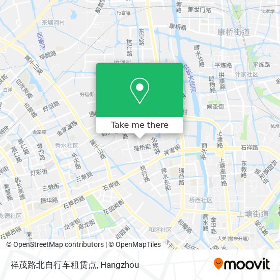 祥茂路北自行车租赁点 map