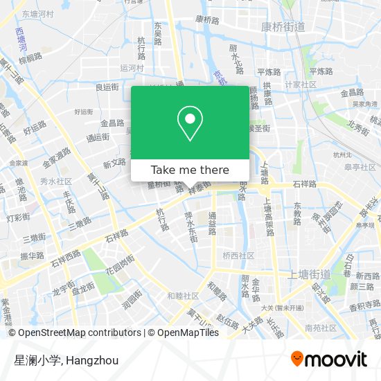 星澜小学 map