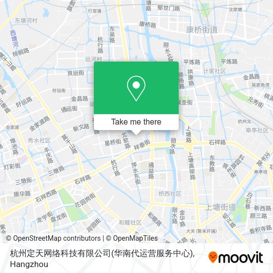 杭州定天网络科技有限公司(华南代运营服务中心) map