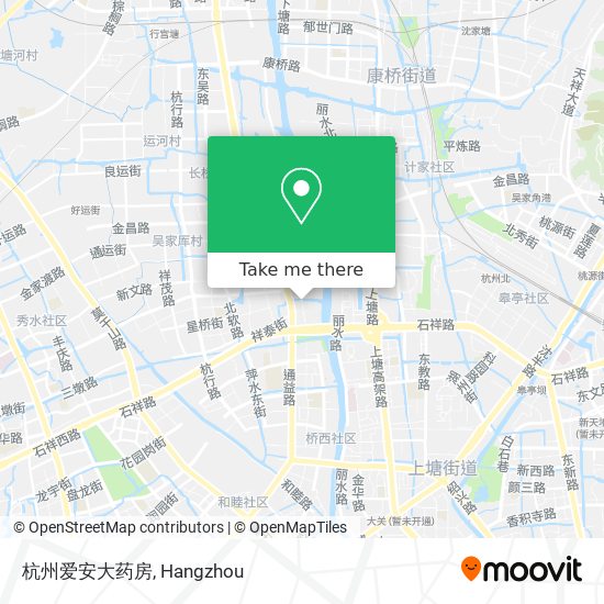杭州爱安大药房 map