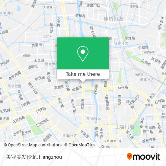 美冠美发沙龙 map