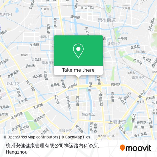 杭州安健健康管理有限公司祥运路内科诊所 map