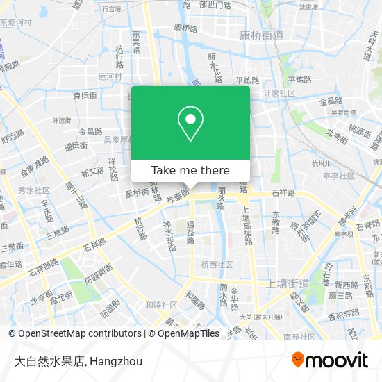 大自然水果店 map