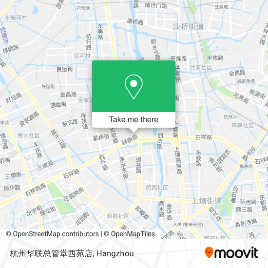 杭州华联总管堂西苑店 map
