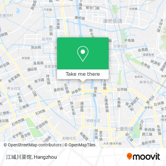 江城川菜馆 map