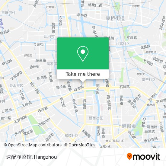 速配净菜馆 map