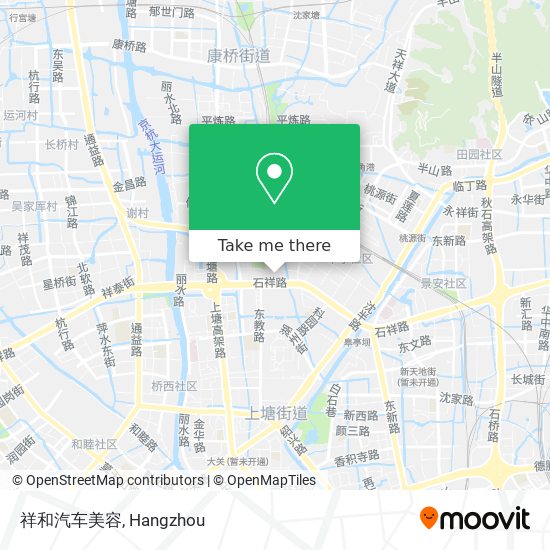 祥和汽车美容 map