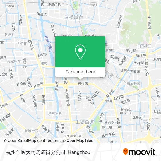 杭州仁医大药房庙街分公司 map