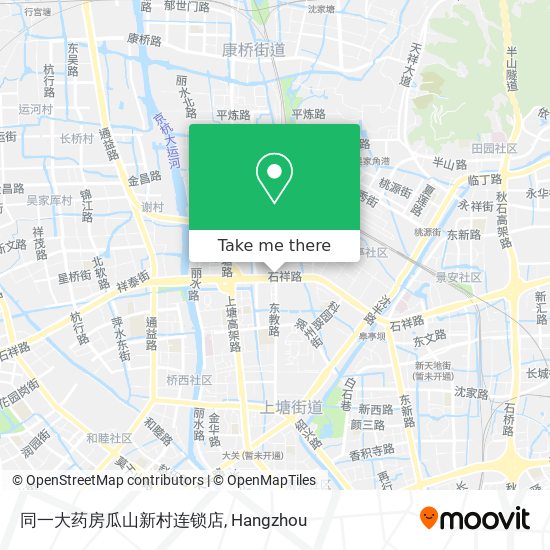 同一大药房瓜山新村连锁店 map