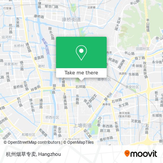 杭州烟草专卖 map