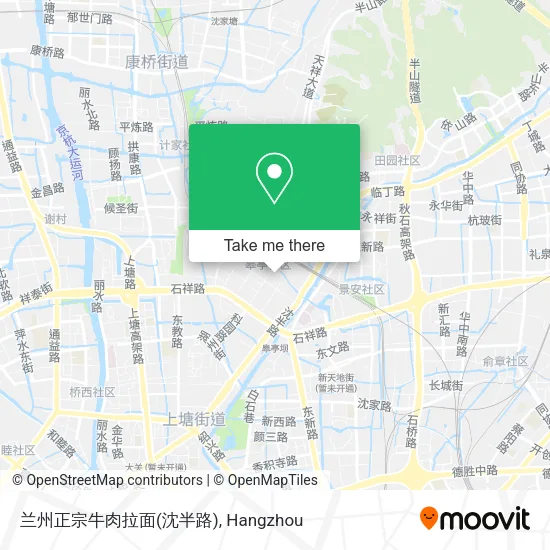 兰州正宗牛肉拉面(沈半路) map