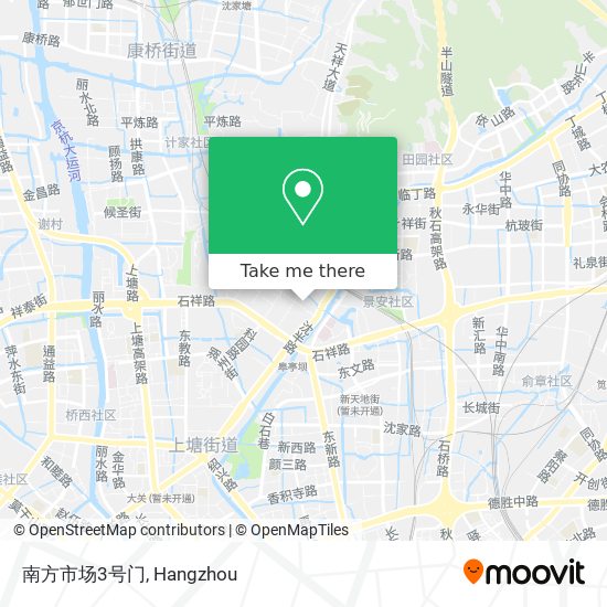 南方市场3号门 map