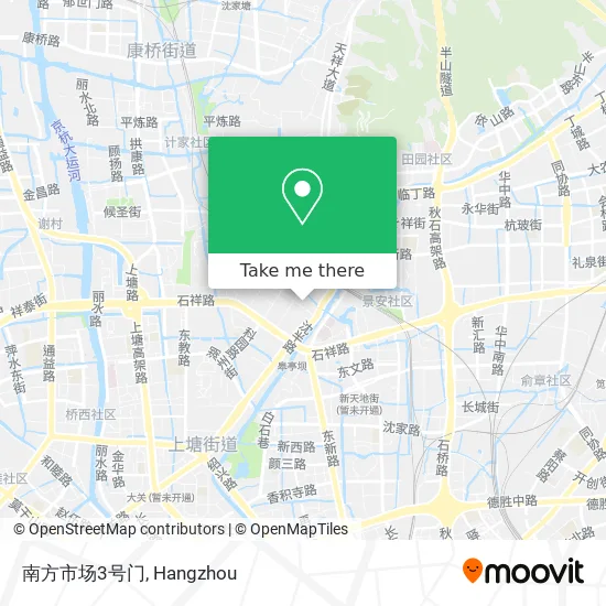 南方市场3号门 map