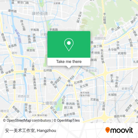 安一美术工作室 map