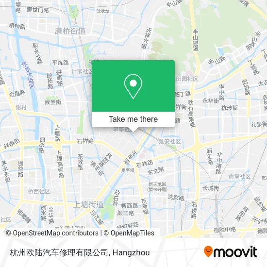 杭州欧陆汽车修理有限公司 map