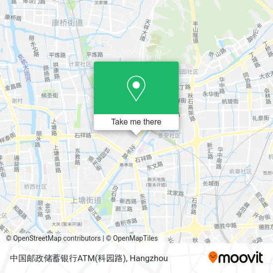 中国邮政储蓄银行ATM(科园路) map