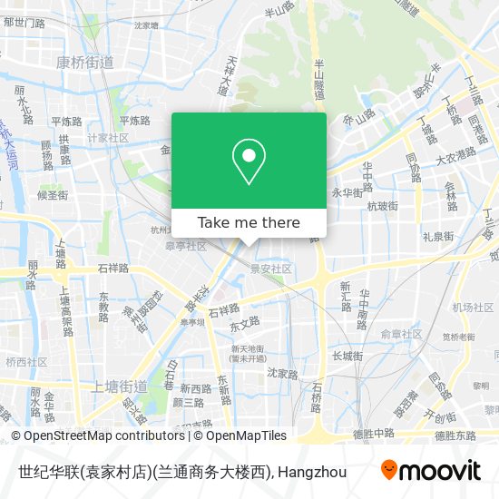 世纪华联(袁家村店)(兰通商务大楼西) map