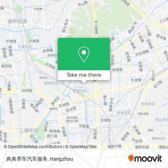 典典养车汽车服务 map