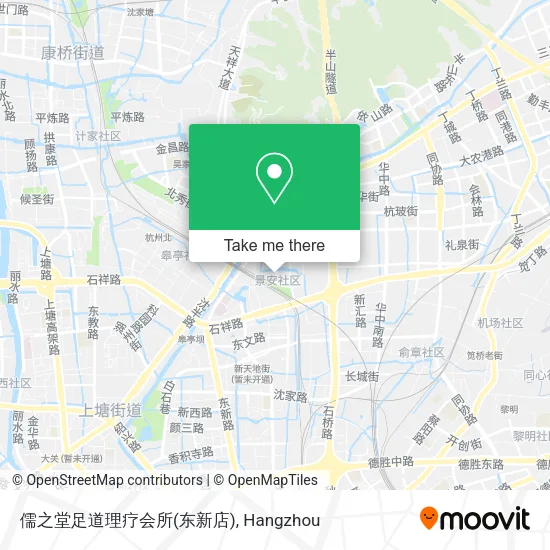 儒之堂足道理疗会所(东新店) map