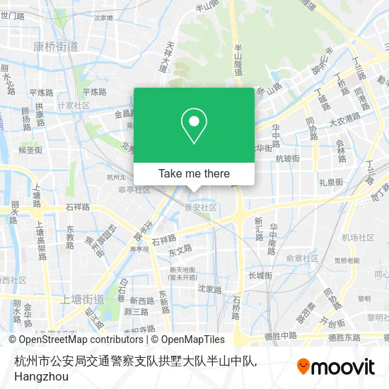 杭州市公安局交通警察支队拱墅大队半山中队 map