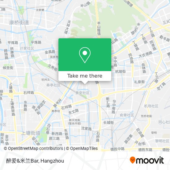 醉爱&米兰Bar map