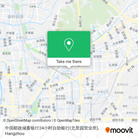 中国邮政储蓄银行24小时自助银行(北景园营业所) map