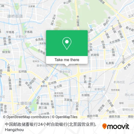 中国邮政储蓄银行24小时自助银行(北景园营业所) map
