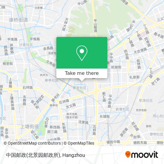 中国邮政(北景园邮政所) map