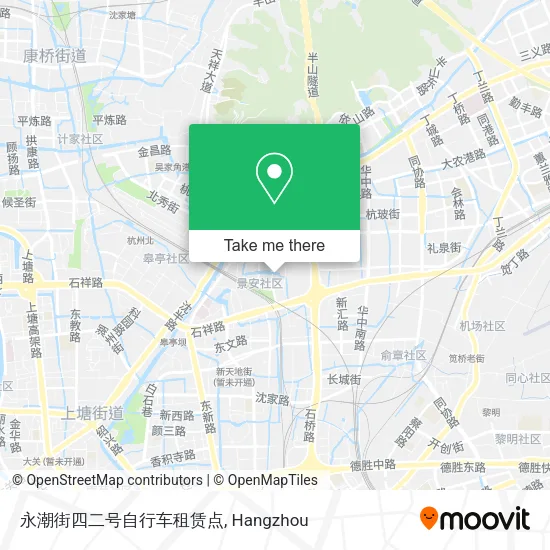 永潮街四二号自行车租赁点 map