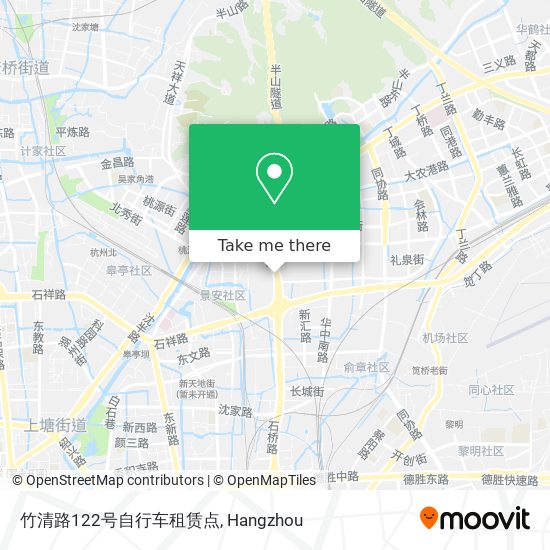 竹清路122号自行车租赁点 map