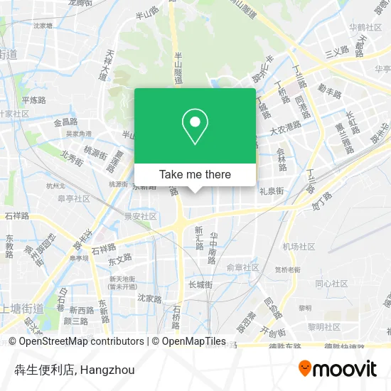 犇生便利店 map