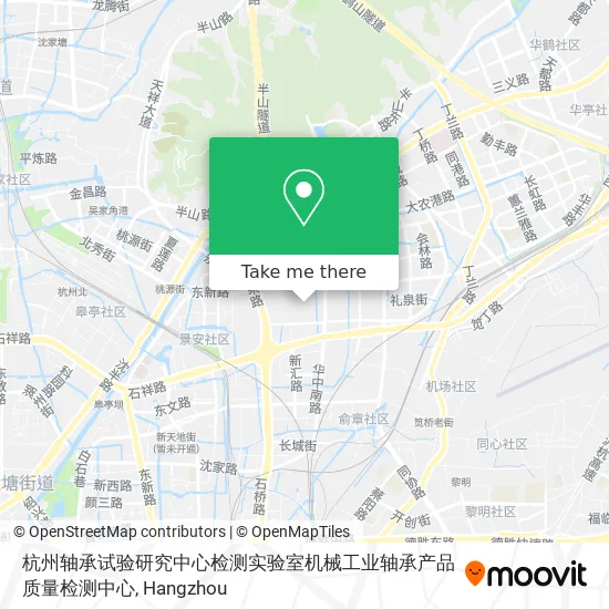 杭州轴承试验研究中心检测实验室机械工业轴承产品质量检测中心 map