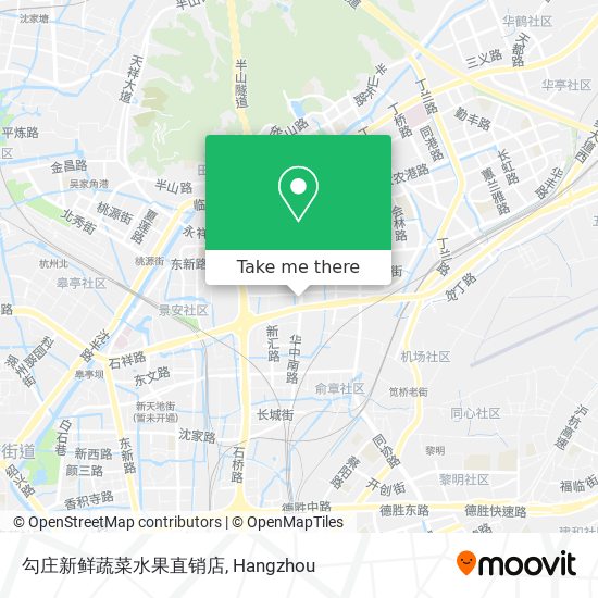 勾庄新鲜蔬菜水果直销店 map