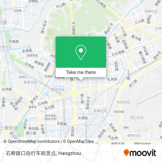 石桥路口自行车租赁点 map