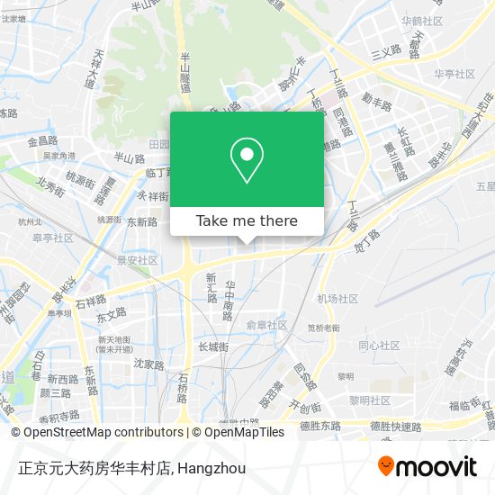 正京元大药房华丰村店 map