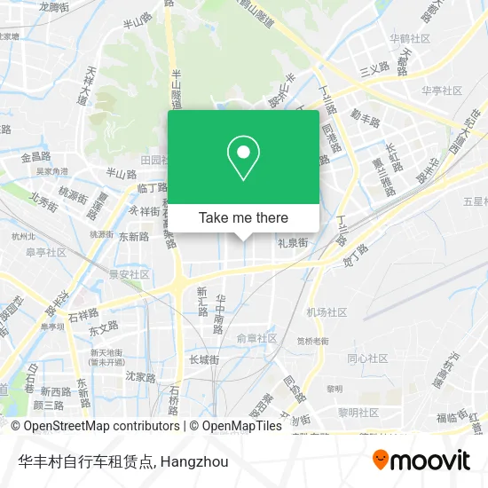 华丰村自行车租赁点 map