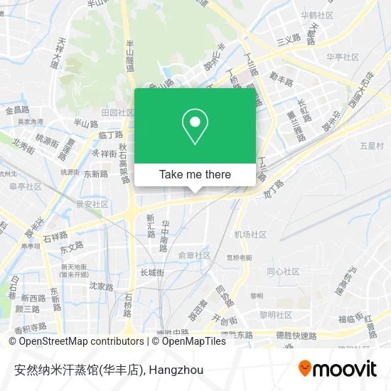 安然纳米汗蒸馆(华丰店) map