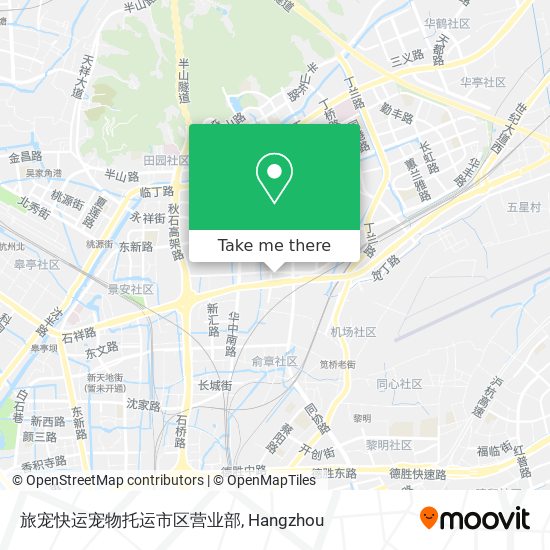 旅宠快运宠物托运市区营业部 map